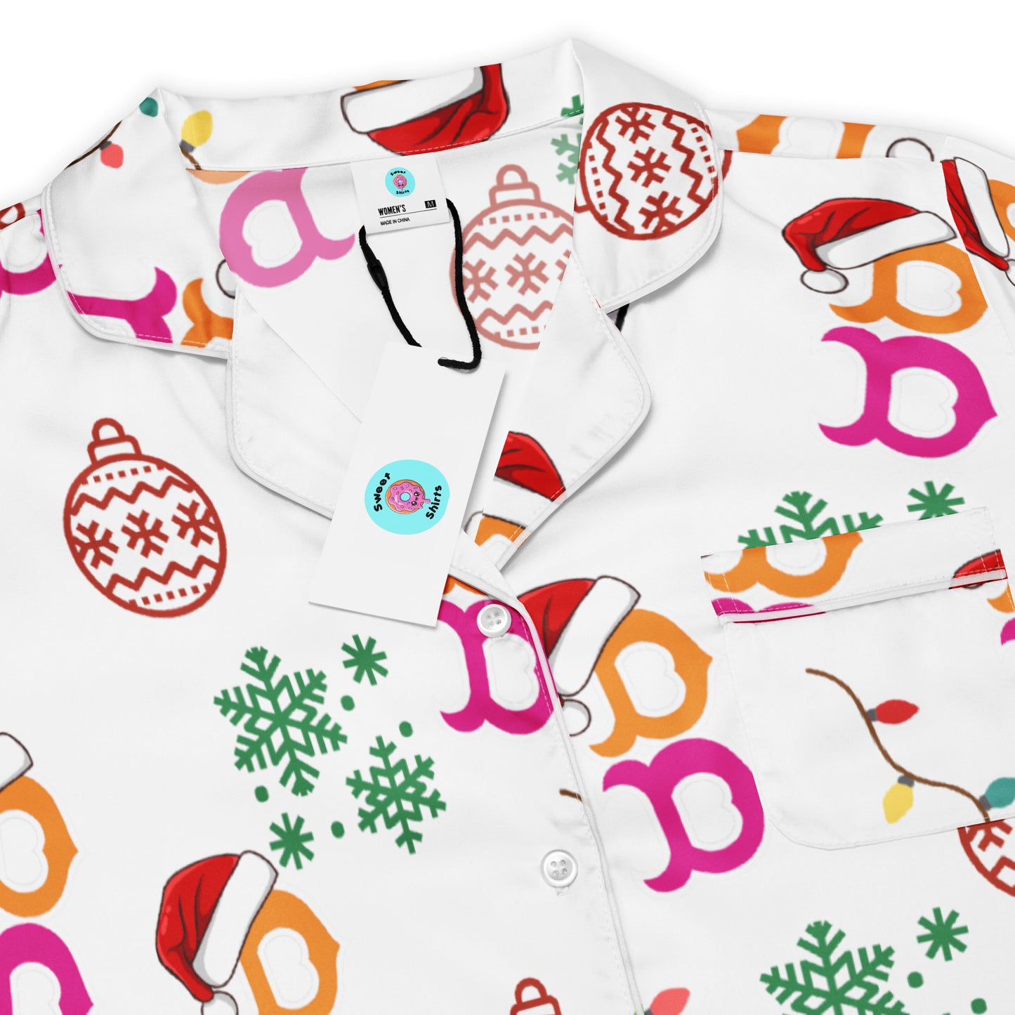 Boston B Holiday Pajama Top π
 Boston Holiday Edition