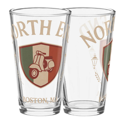 North End Pint Glass | Boston’s Little Italy Edition