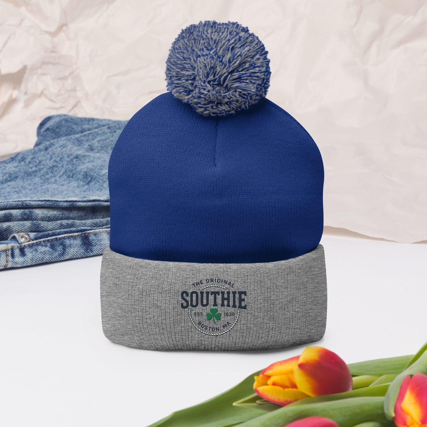 Southie Pride Pom-Pom Beanie | The Original Southie