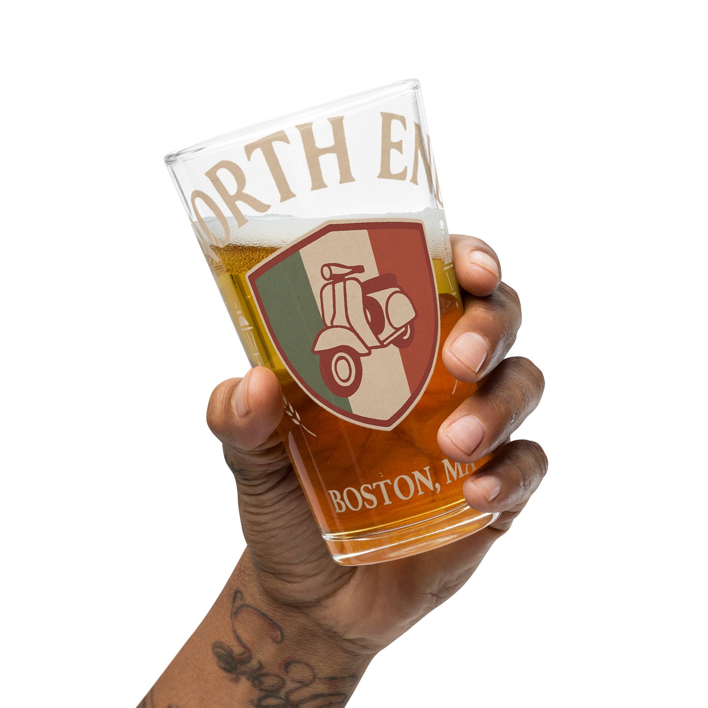 North End Pint Glass | Boston’s Little Italy Edition