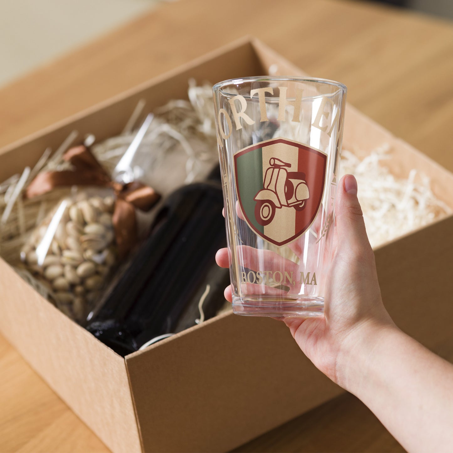 North End Pint Glass | Boston’s Little Italy Edition