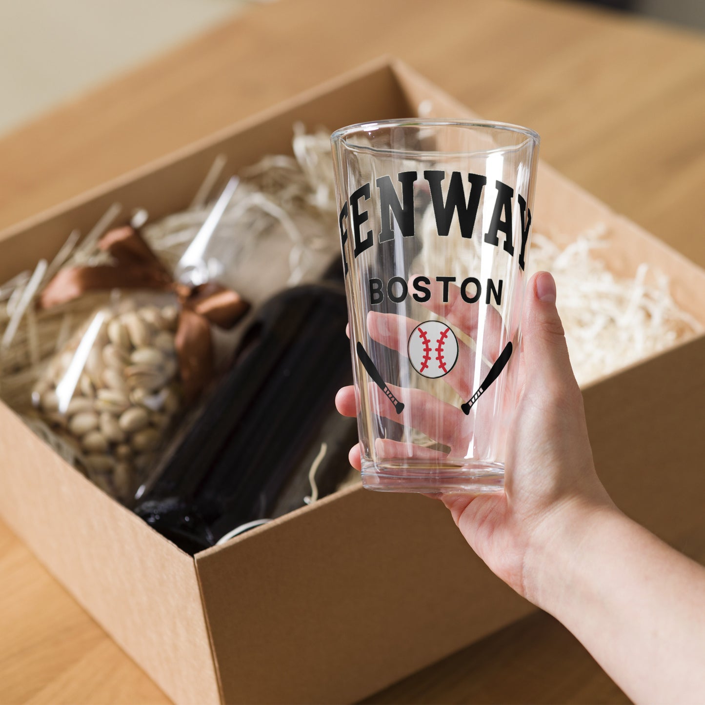 Fenway Boston Pint Glass | Classic 16 oz Barware