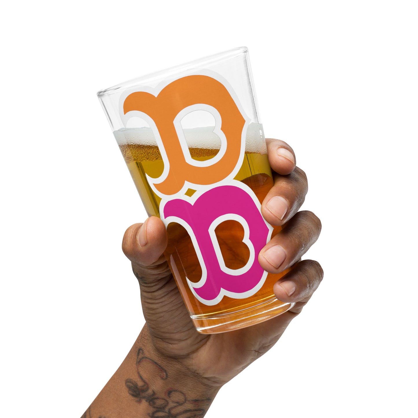 Boston B Pint Glass | Classic City Pride
