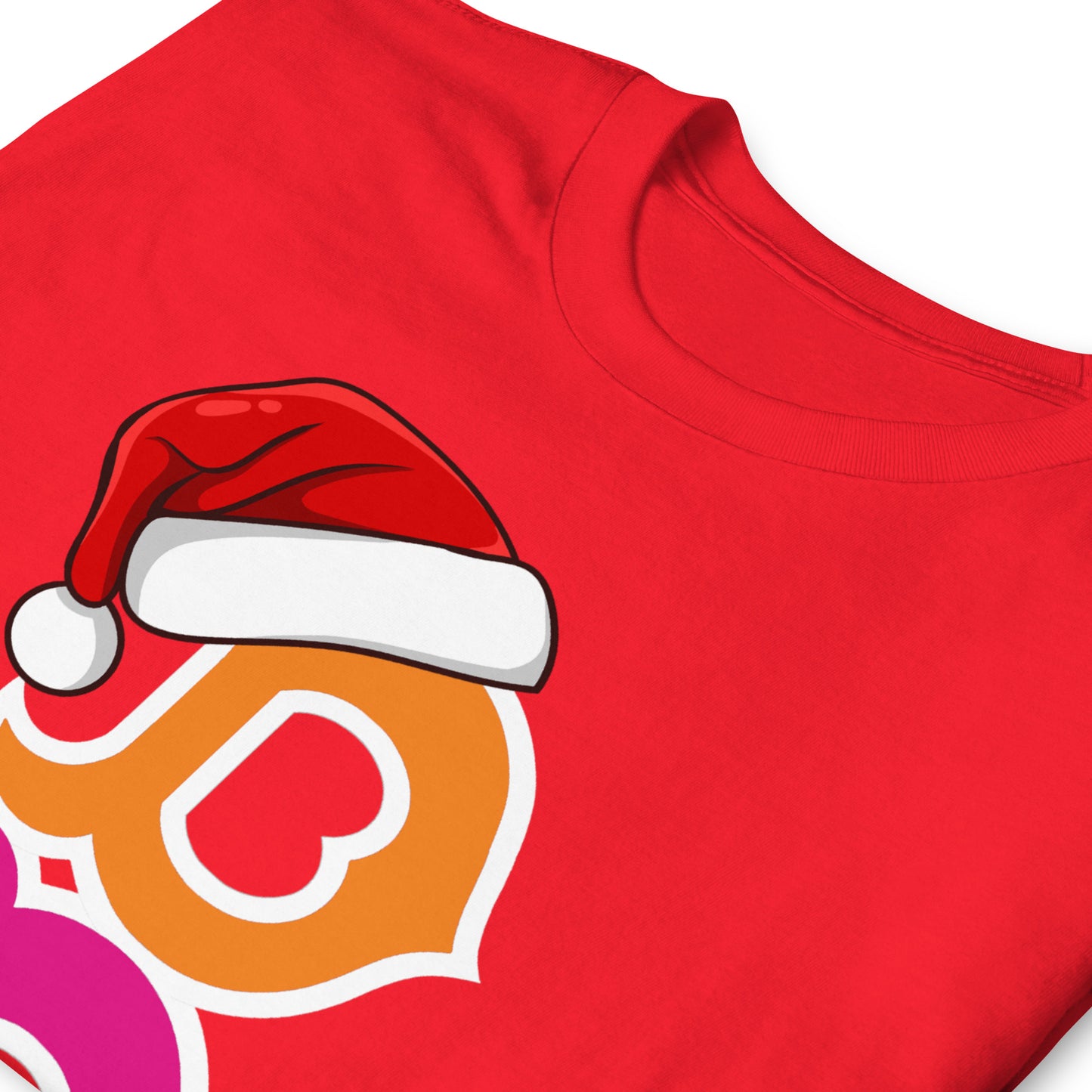 Boston B T-shirt π
 Santa Hat Holiday Edition