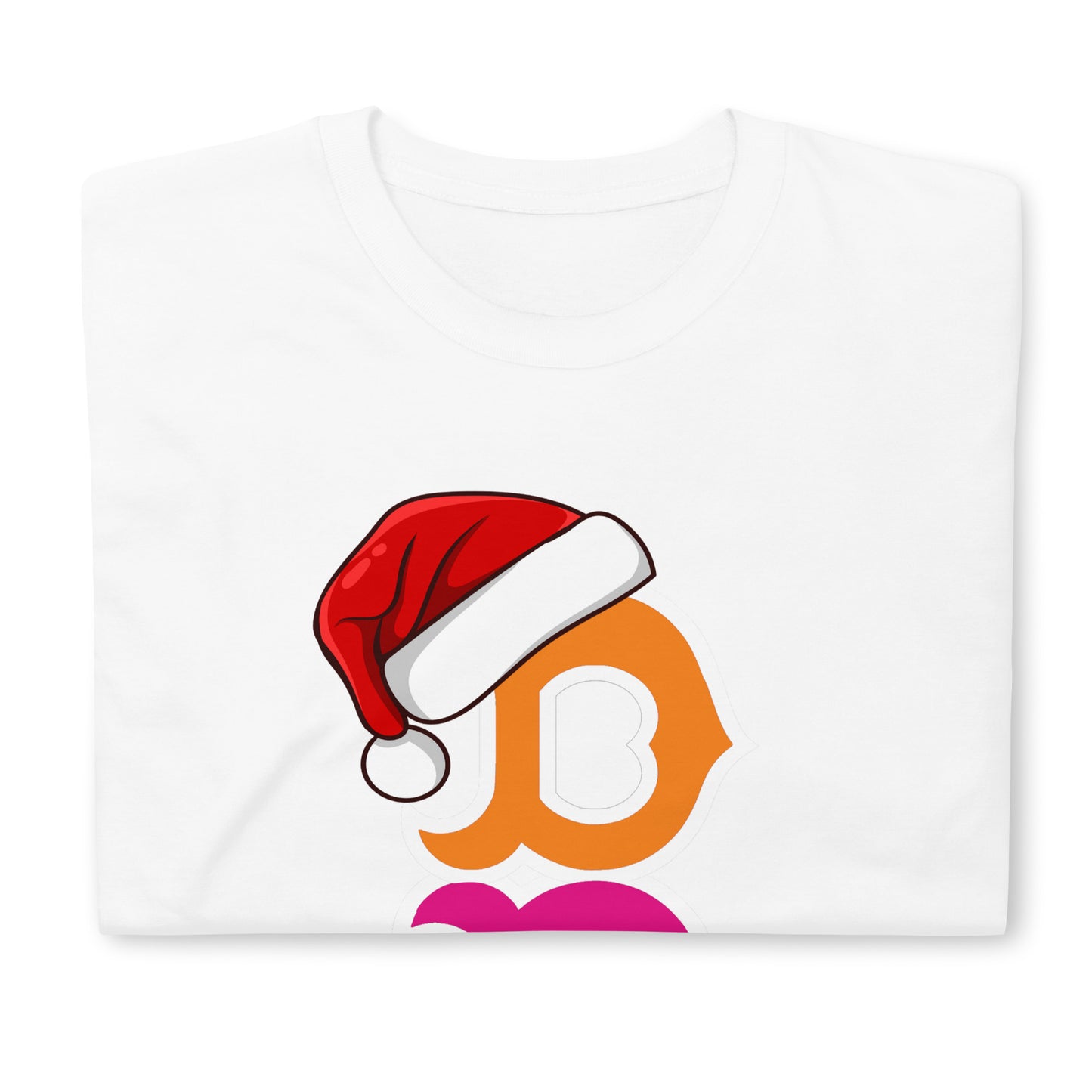 Boston B T-shirt π
 Santa Hat Holiday Edition