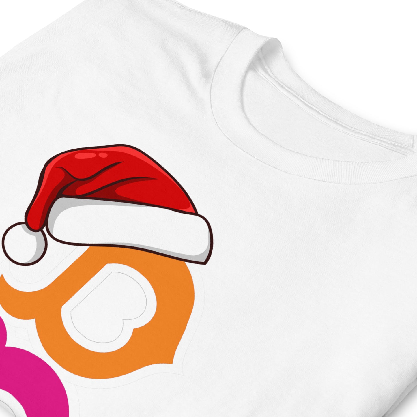 Boston B T-shirt π
 Santa Hat Holiday Edition