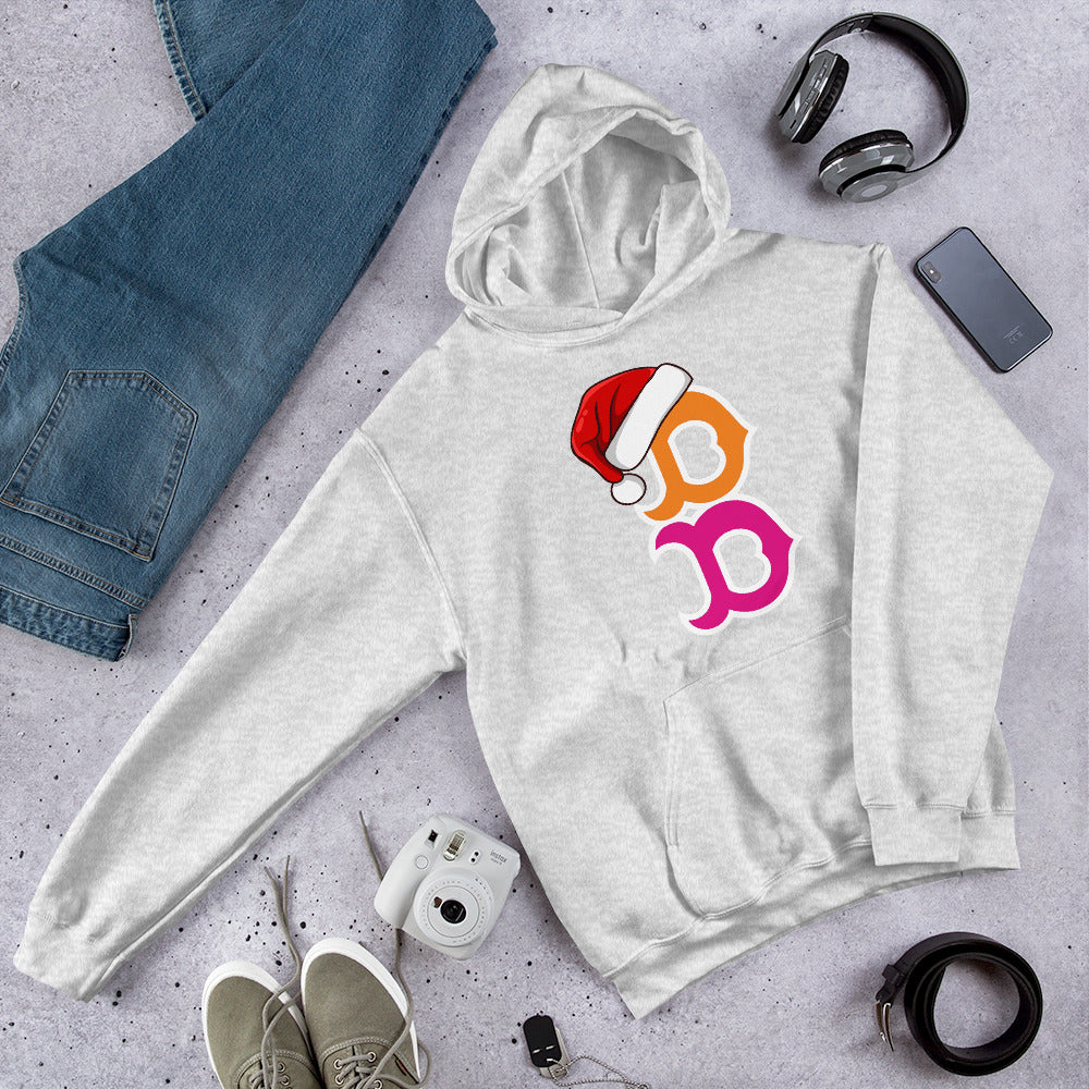 Boston B Hoodie π
 Santa Hat Holiday Edition