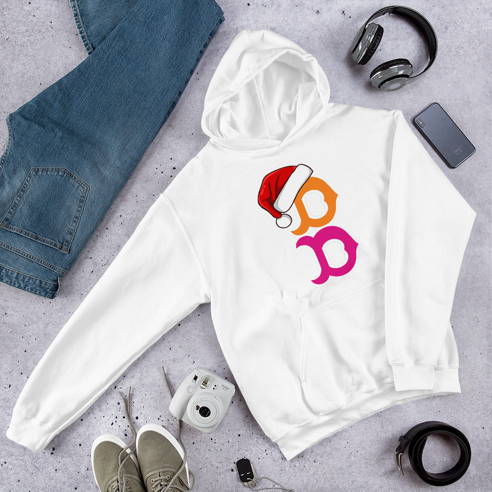 Boston B Hoodie π
 Santa Hat Holiday Edition