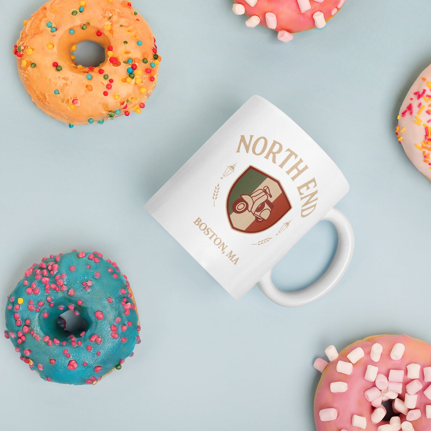 North End Boston Mug – Classic Neighborhood Collection