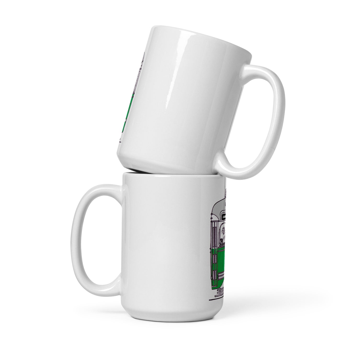 Jamaica Plain Trolley Mug | Classic Boston Coffee Cup