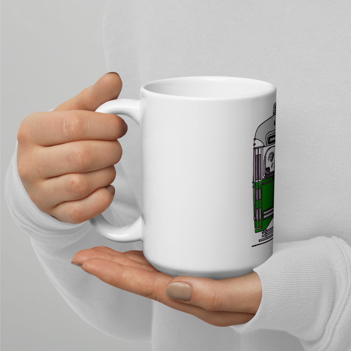 Jamaica Plain Trolley Mug | Classic Boston Coffee Cup