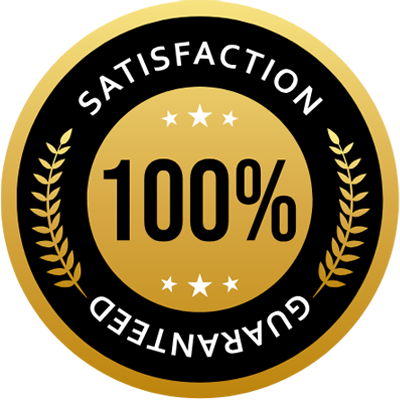 100% Satisfaction Guaranteed