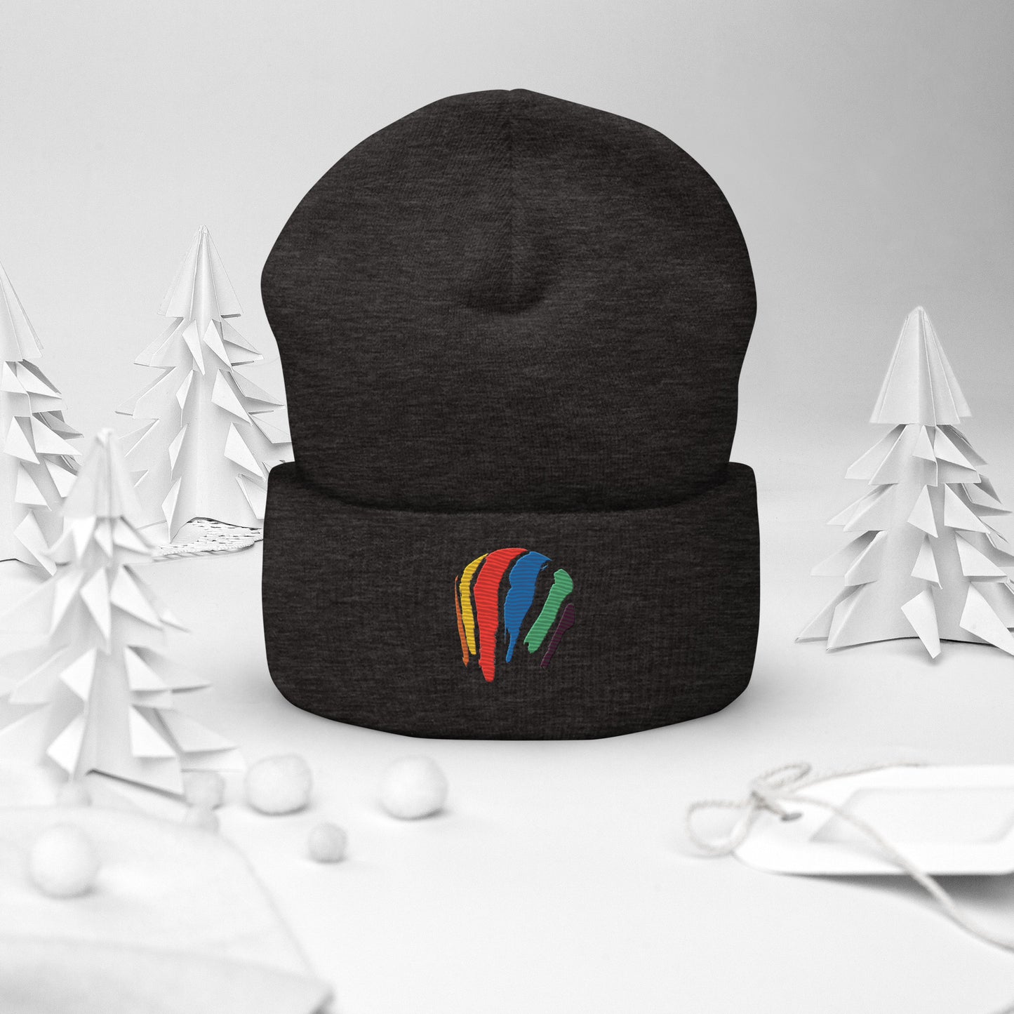 Dot Swash Cuffed Beanie | Boston Gas Tank Edition