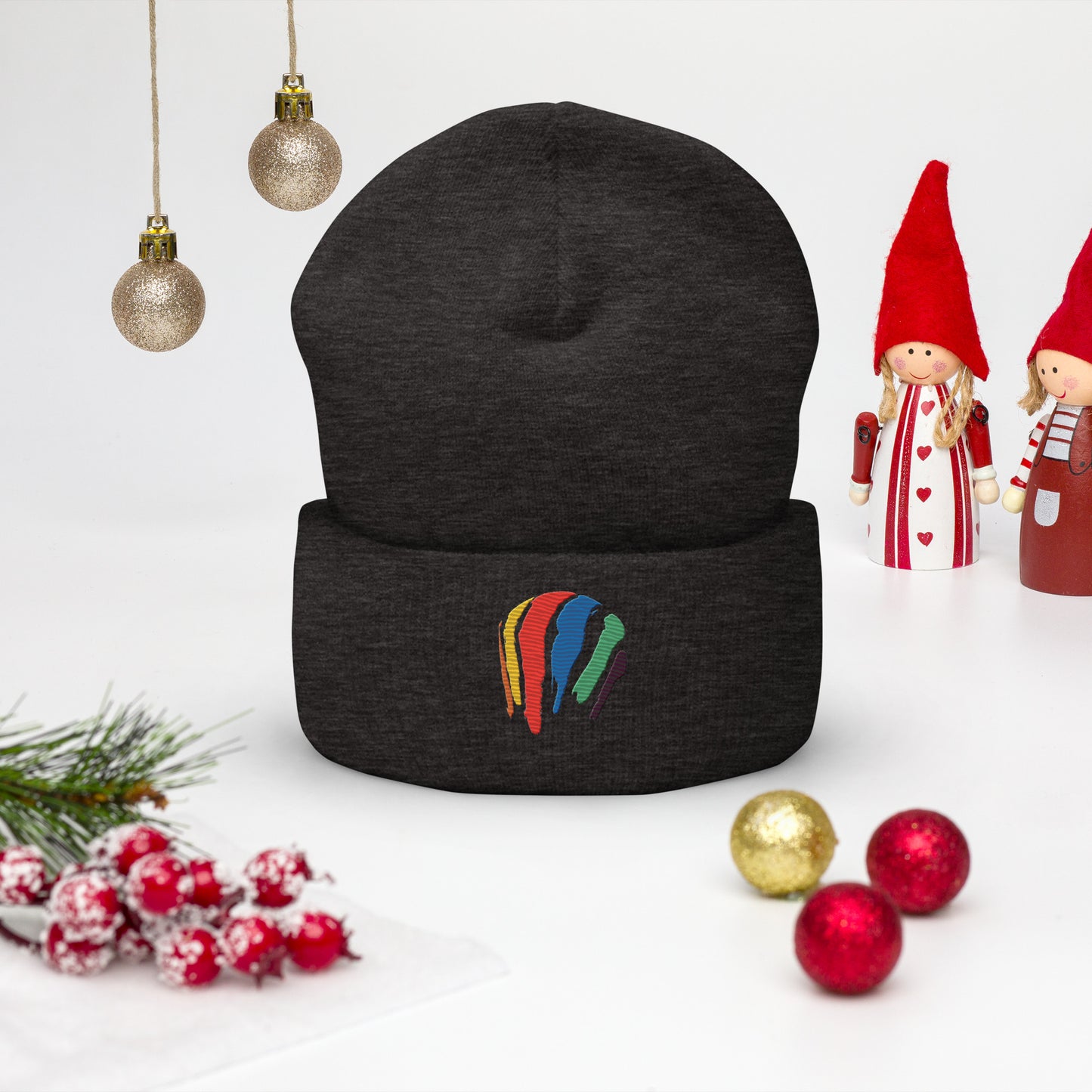 Dot Swash Cuffed Beanie | Boston Gas Tank Edition
