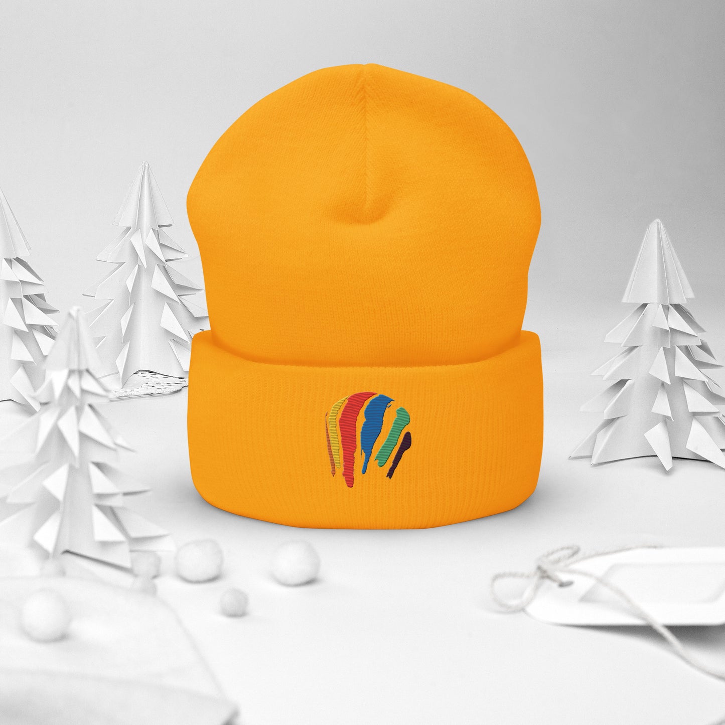 Dot Swash Cuffed Beanie | Boston Gas Tank Edition