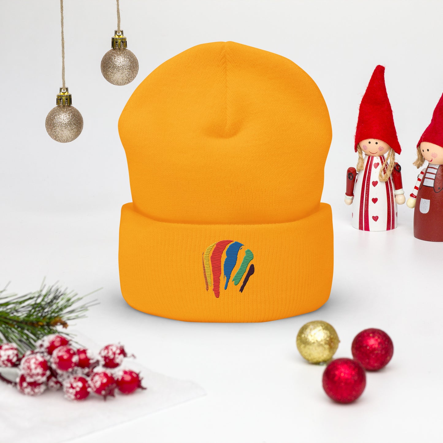 Dot Swash Cuffed Beanie | Boston Gas Tank Edition
