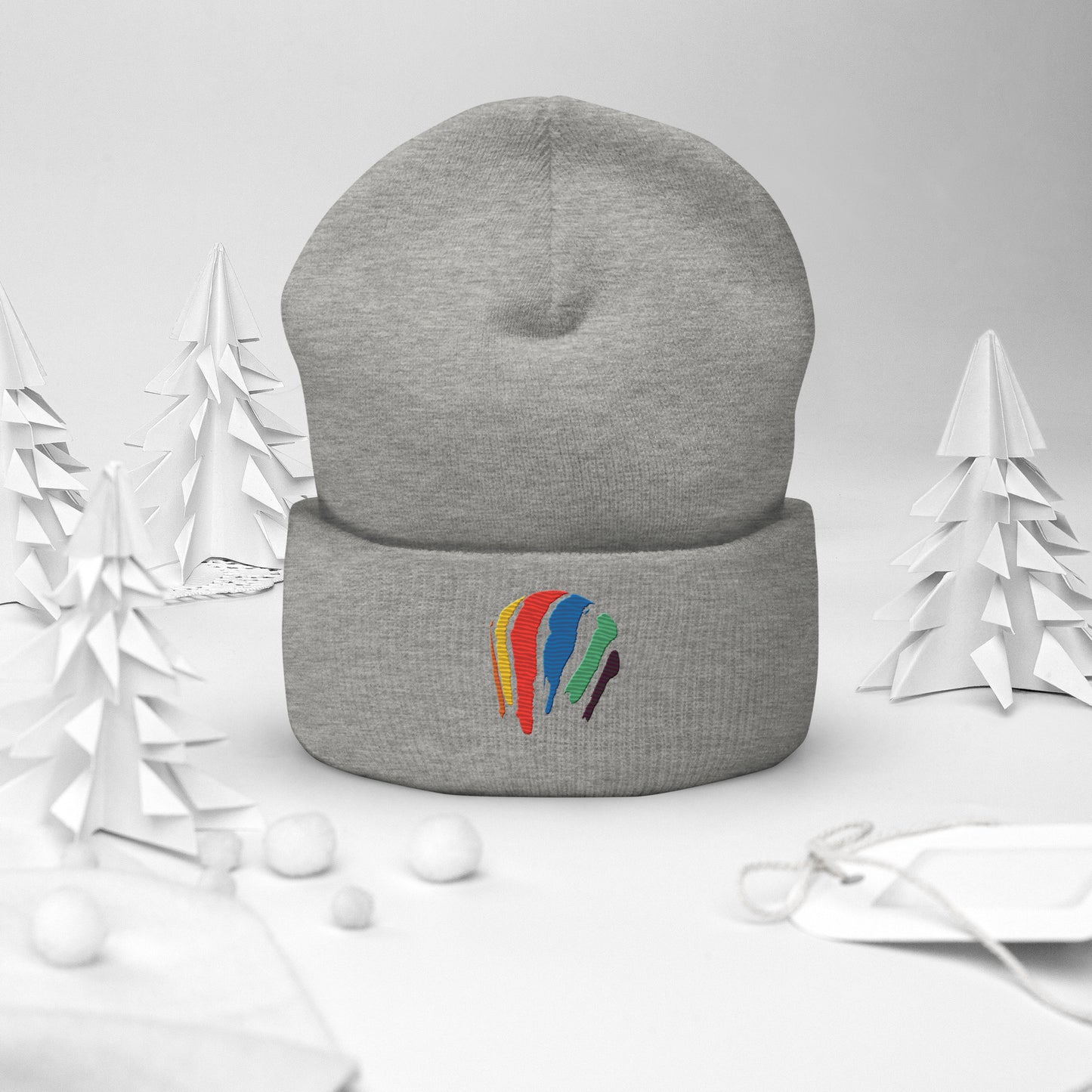 Dot Swash Cuffed Beanie | Boston Gas Tank Edition