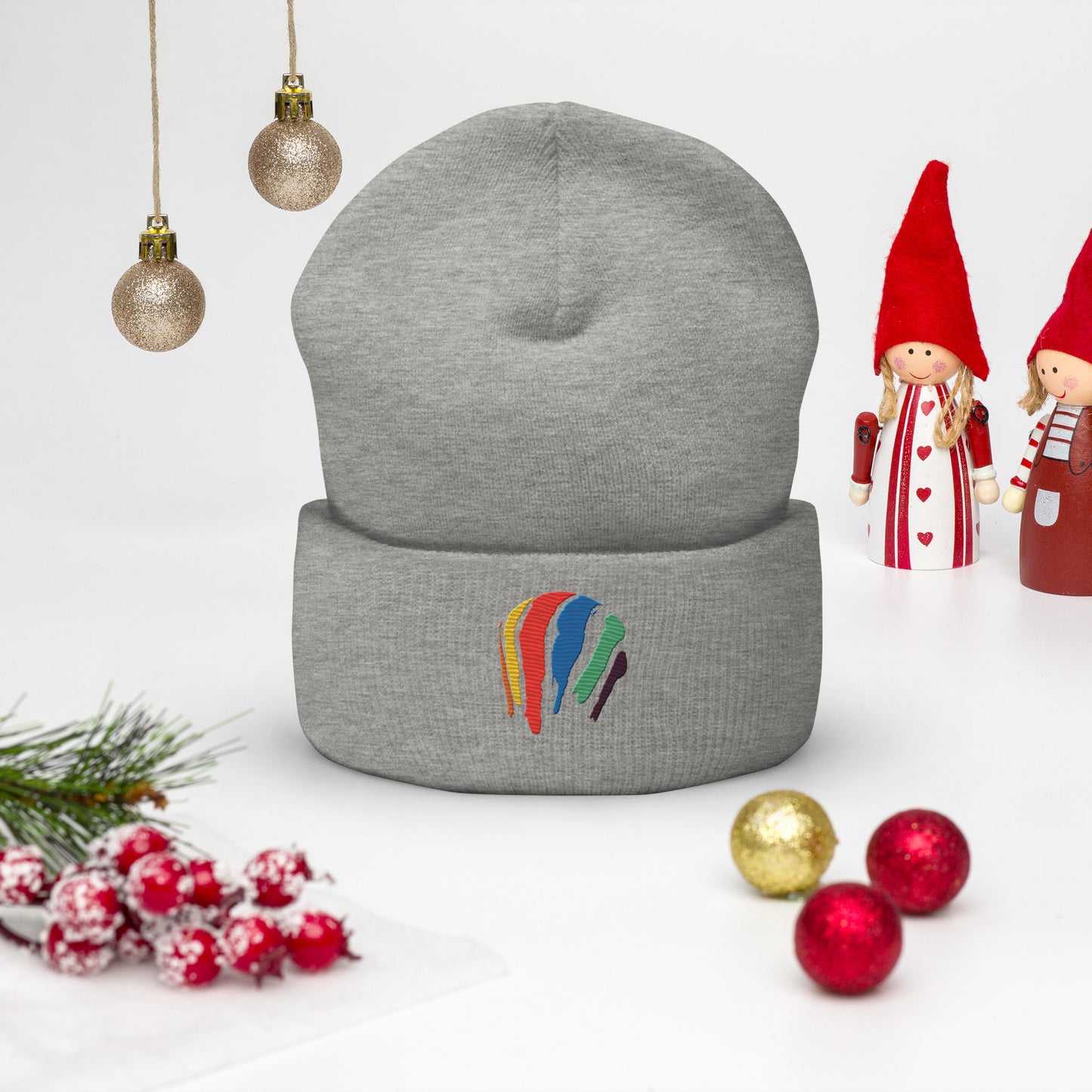 Dot Swash Cuffed Beanie | Boston Gas Tank Edition