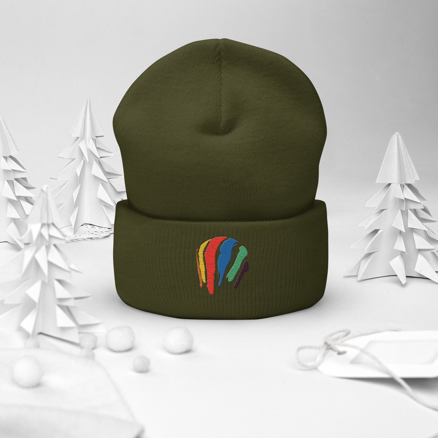 Dot Swash Cuffed Beanie | Boston Gas Tank Edition