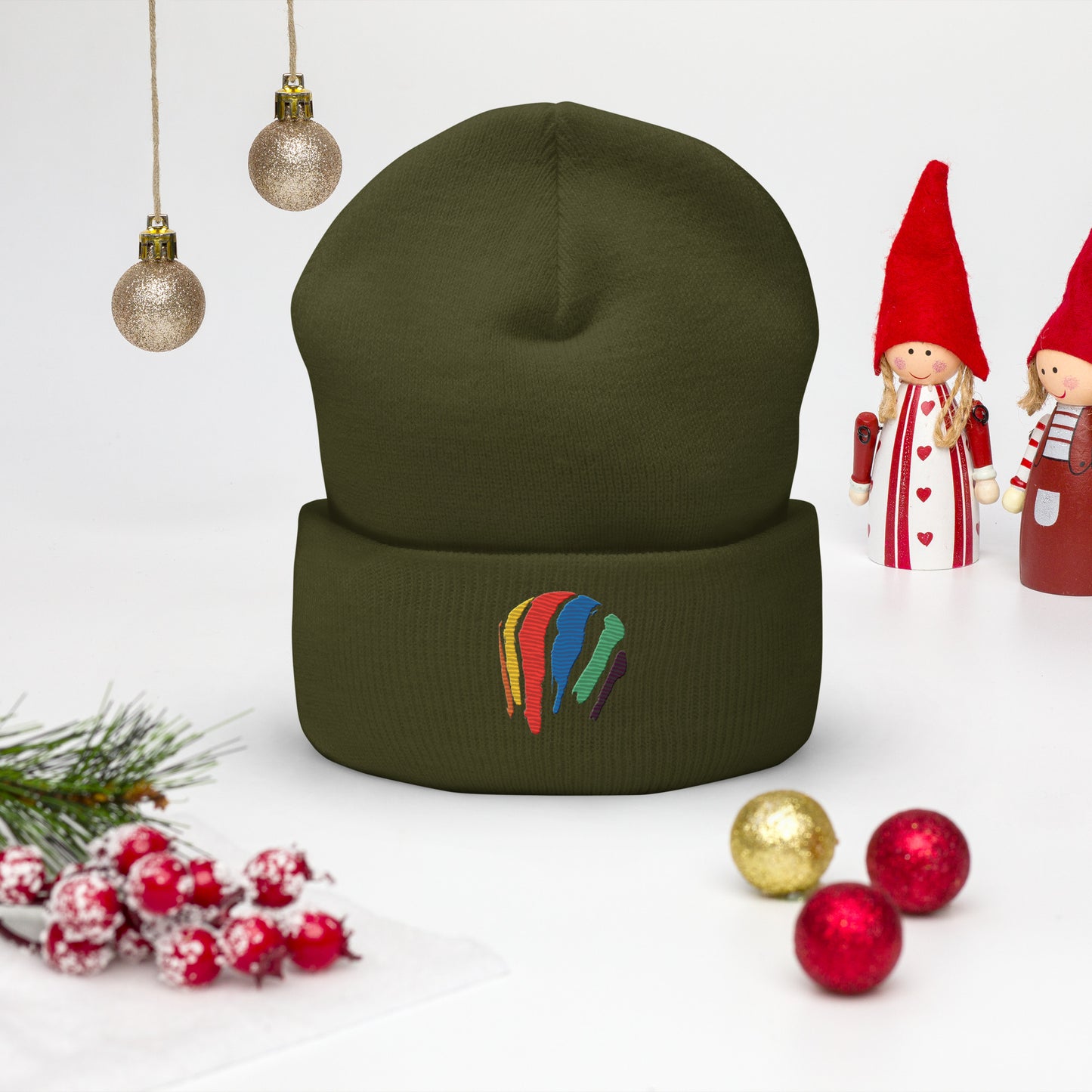 Dot Swash Cuffed Beanie | Boston Gas Tank Edition