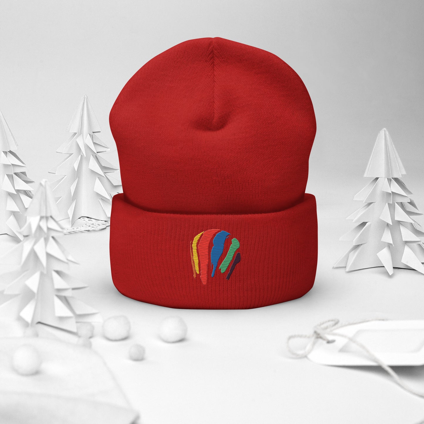 Dot Swash Cuffed Beanie | Boston Gas Tank Edition