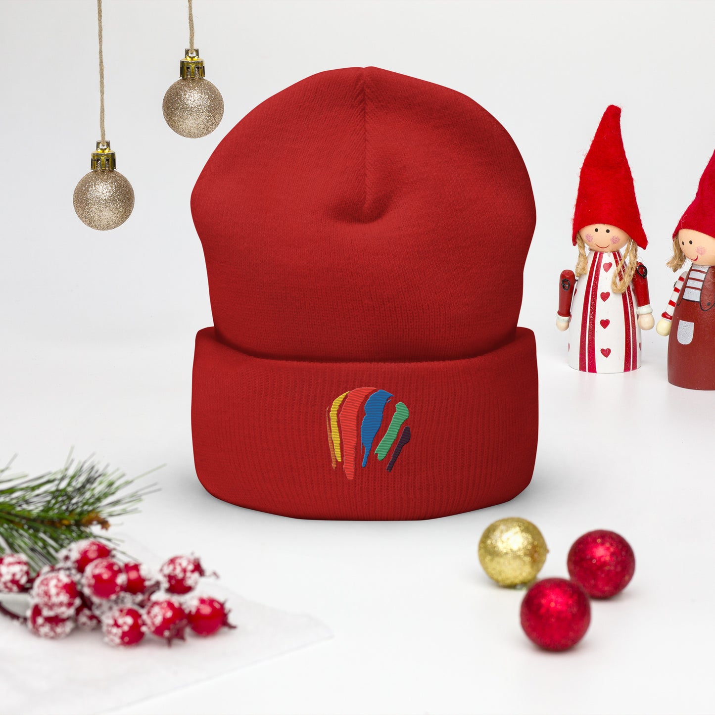 Dot Swash Cuffed Beanie | Boston Gas Tank Edition