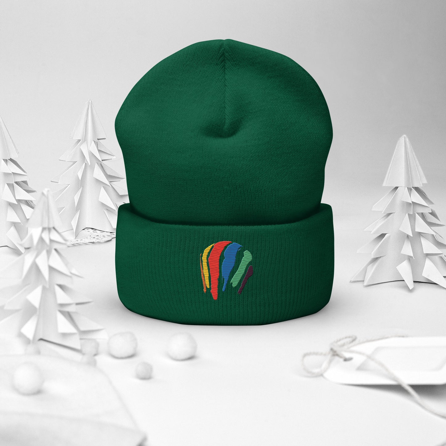 Dot Swash Cuffed Beanie | Boston Gas Tank Edition