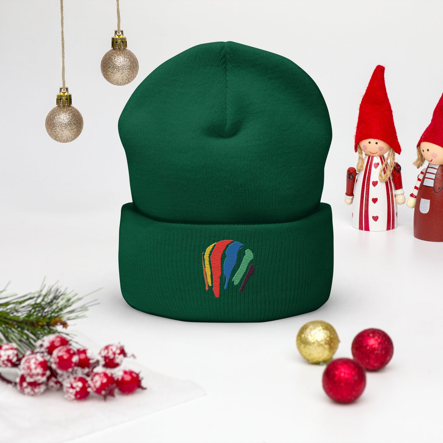 Dot Swash Cuffed Beanie | Boston Gas Tank Edition
