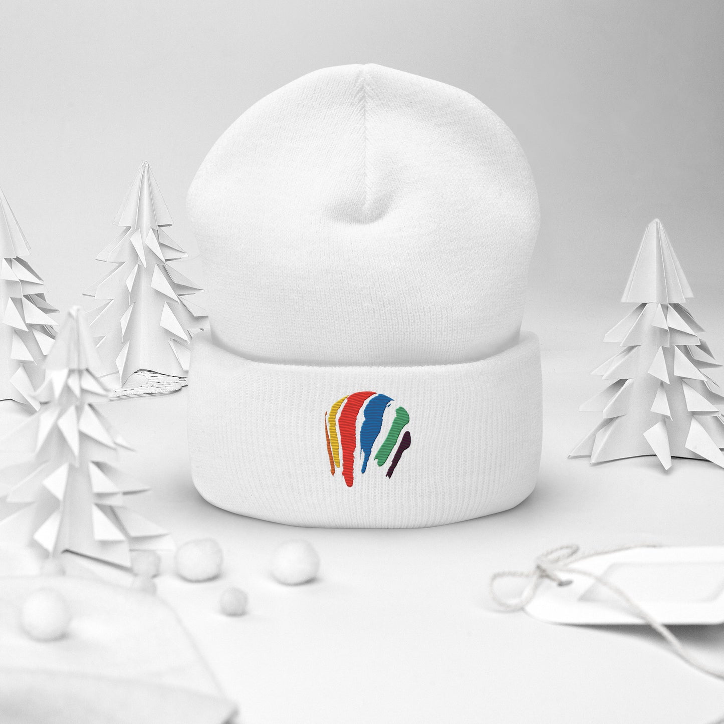 Dot Swash Cuffed Beanie | Boston Gas Tank Edition