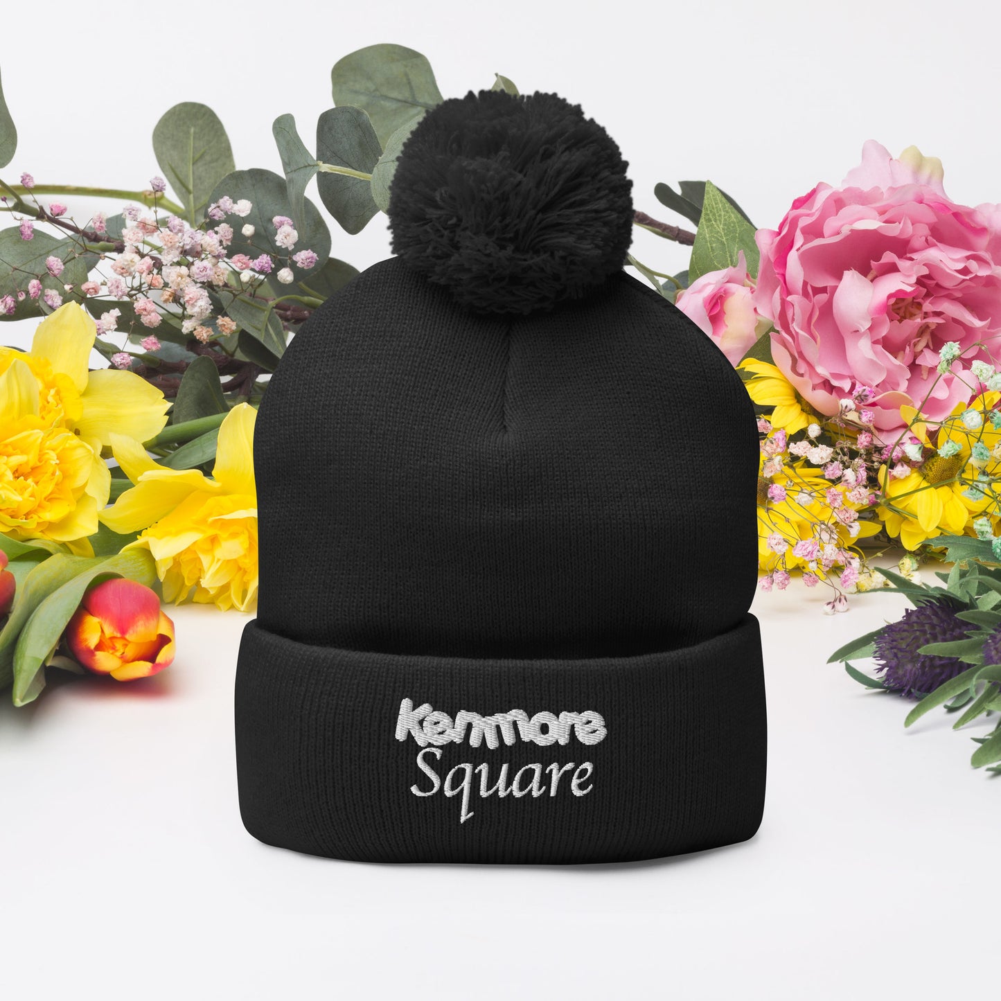 Kenmore Square Pom-Pom Beanie | Boston Winter Collection
