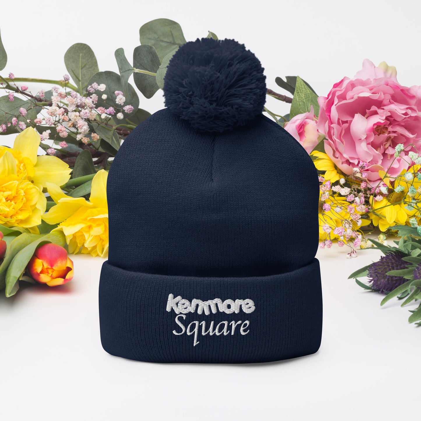 Kenmore Square Pom-Pom Beanie | Boston Winter Collection