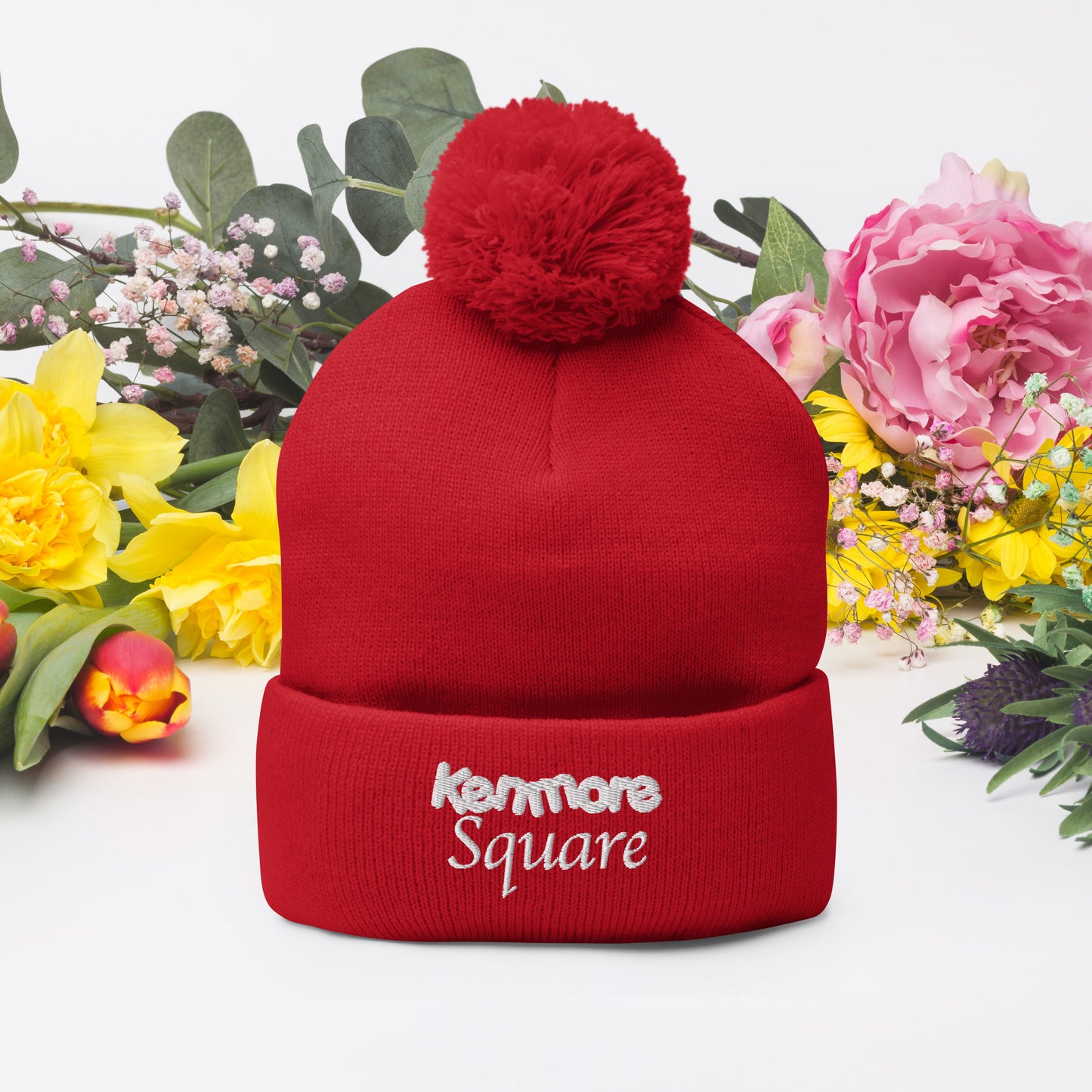 Kenmore Square Pom-Pom Beanie | Boston Winter Collection